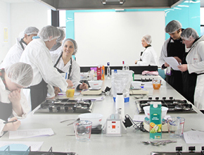 scientists working in a lab